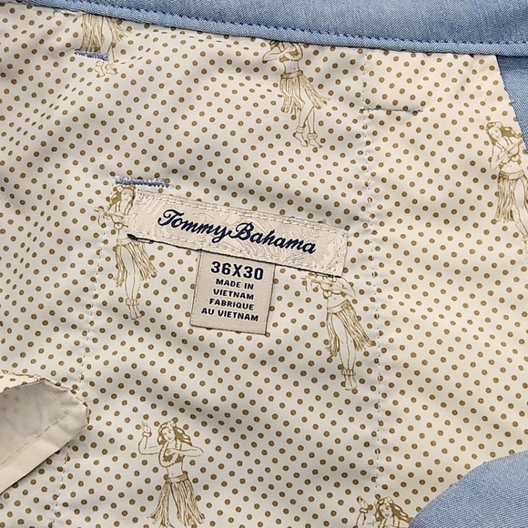 Tommy Bahama On Par Performance Pants Men's 36x29 Island Zone Lightweight Blue - Picture 7 of 9